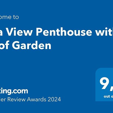 Sea View Penthouse With Roof Garden Lägenhet Chania  Exteriör bild