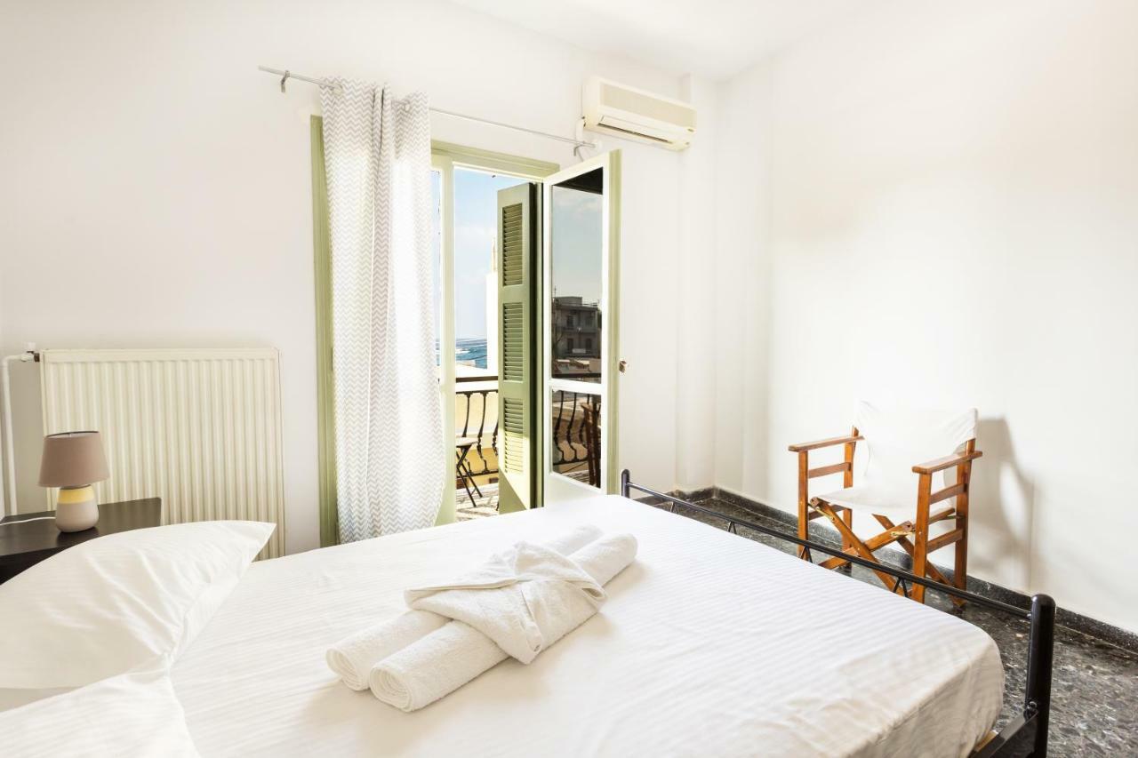 Sea View Penthouse With Roof Garden Lägenhet Chania  Exteriör bild