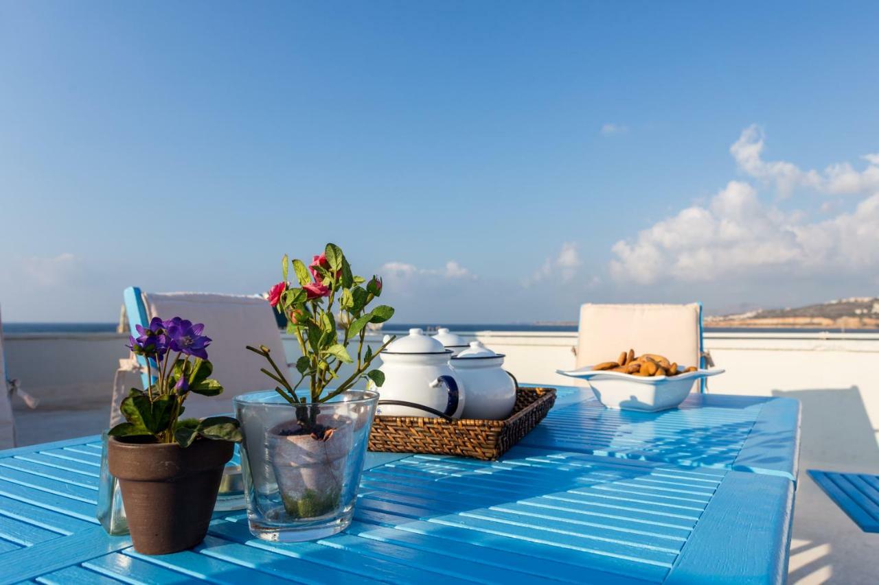 Sea View Penthouse With Roof Garden Lägenhet Chania  Exteriör bild